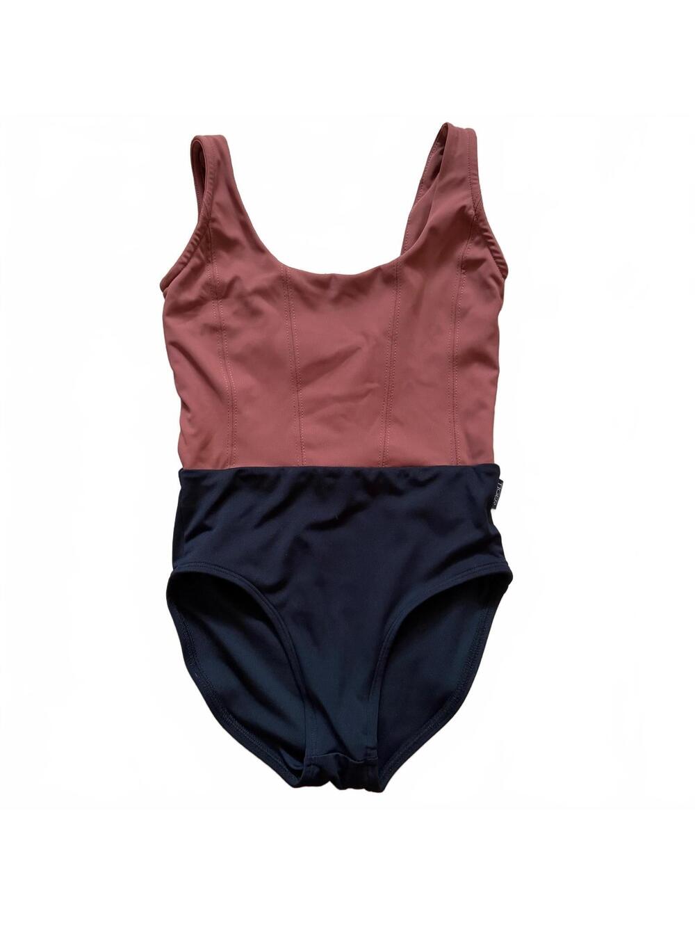 Tiger Friday Leotard Dance Colorblock Two Tone Youth Kid Child Girl's Large